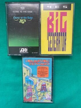 70s/80s Yes + Jon Anderson 3 Cassette Tapes